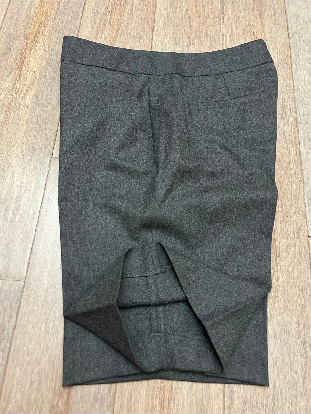 VTG J. Crew Dark Charcoal Wool Tailored Bermuda Shorts size 6 city fit